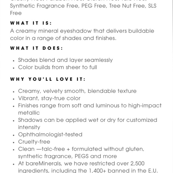 bareMinerals Loose Mineral Eyecolor - Starlet Leigh Ann - Picture 4 of 4